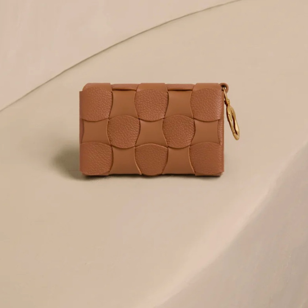NWT Polene Neiti Card Holder/ Wallet in Camel